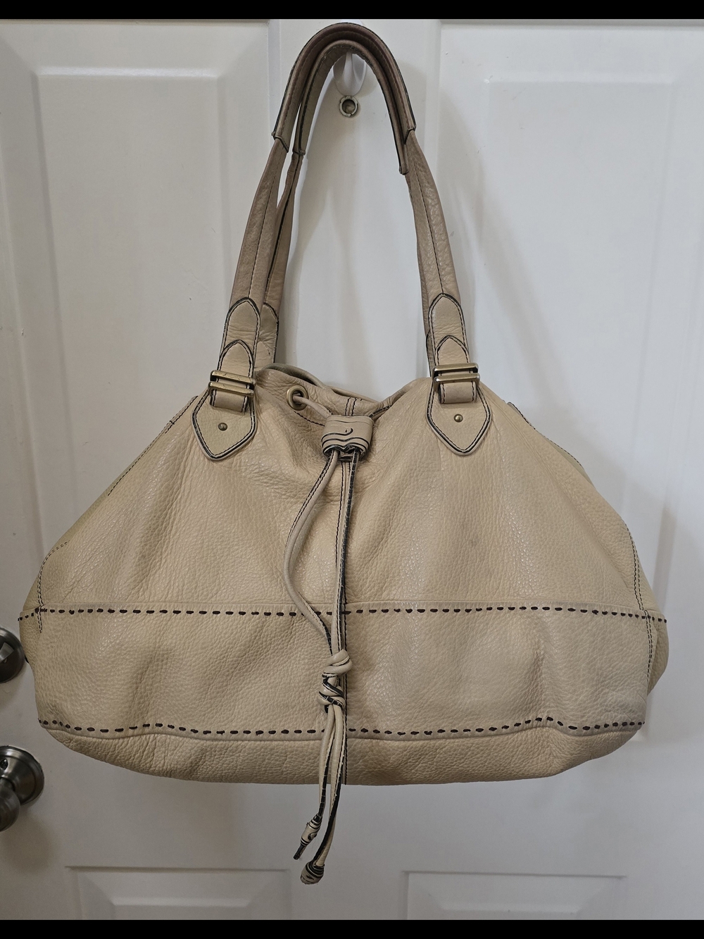 Cole Haan Tan Leather Shoulder Large Bag